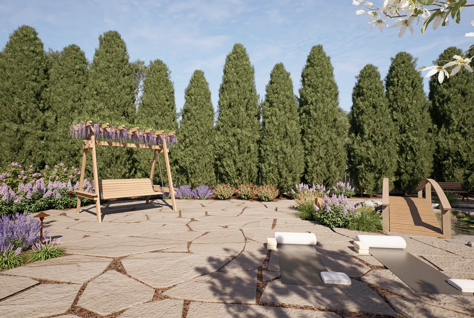 Design visualization: Meditation zone